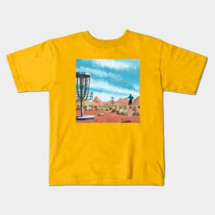 Disc Golf in the High Desert Kids T-Shirt